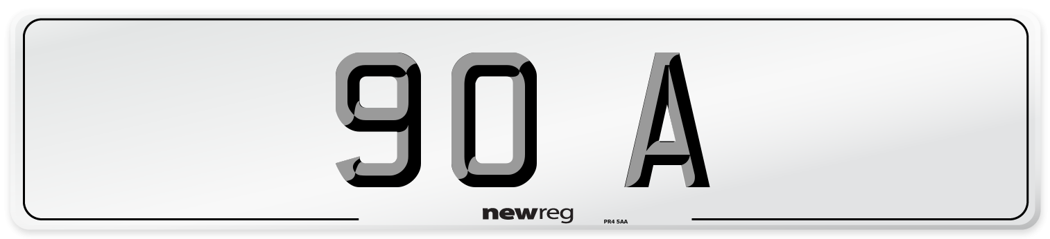 90 A Number Plate from New Reg